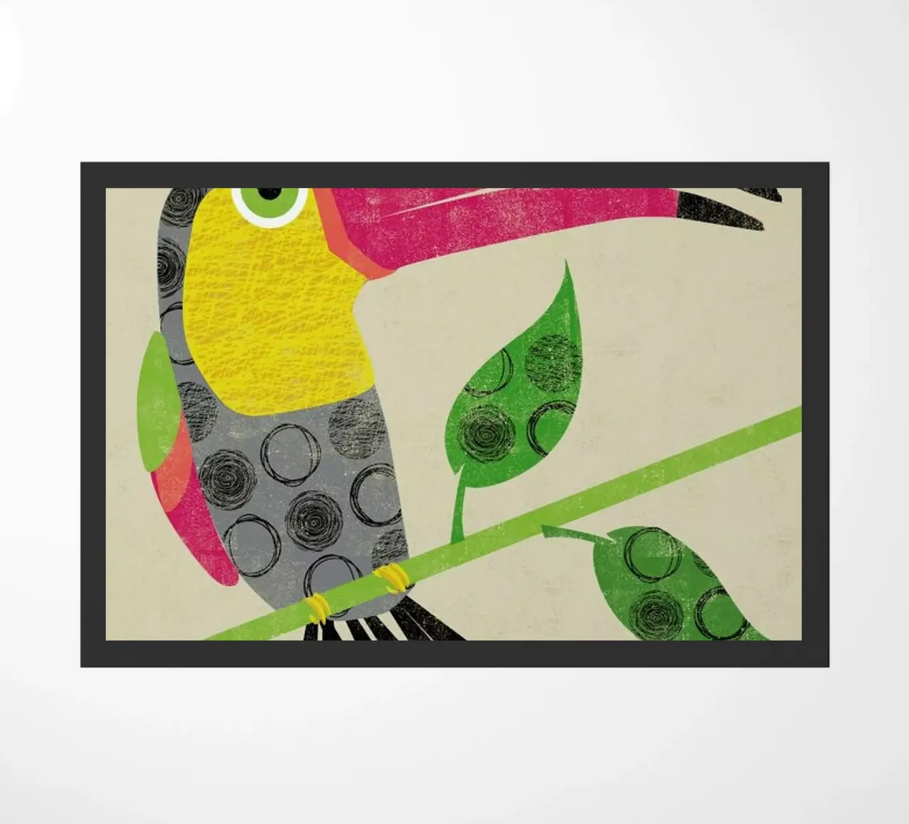 Toucan deurmat van Rocket68