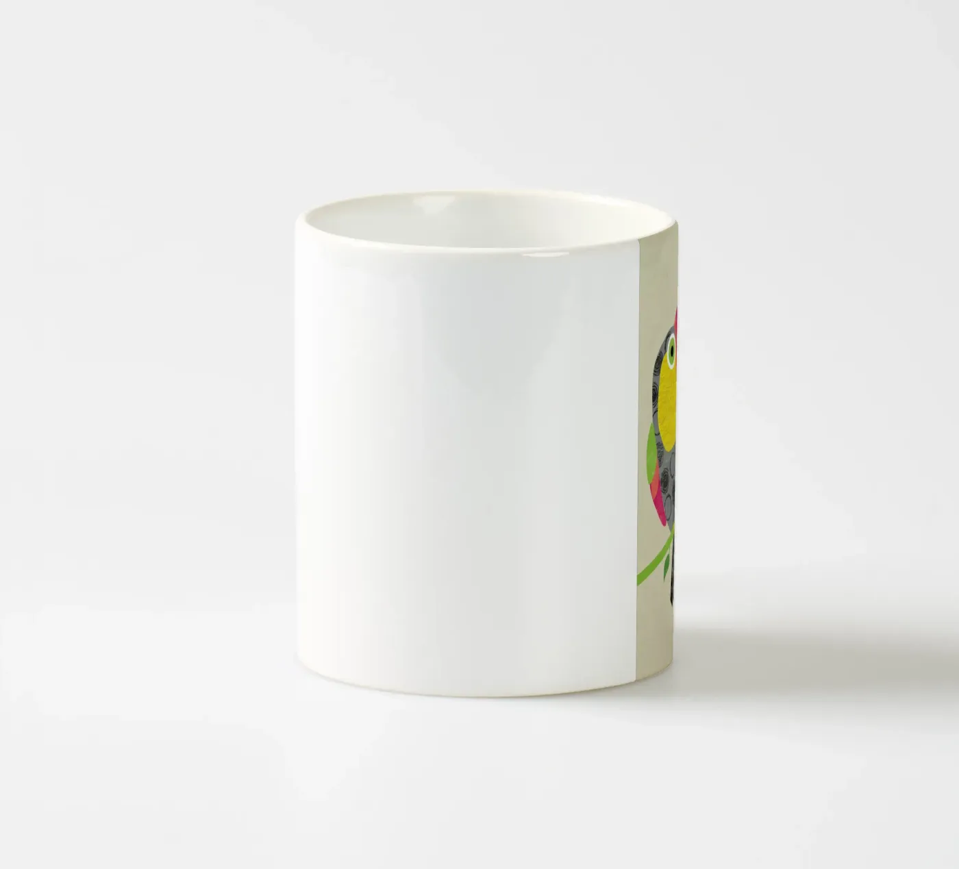 Toucan ceramic mug by Rocket68