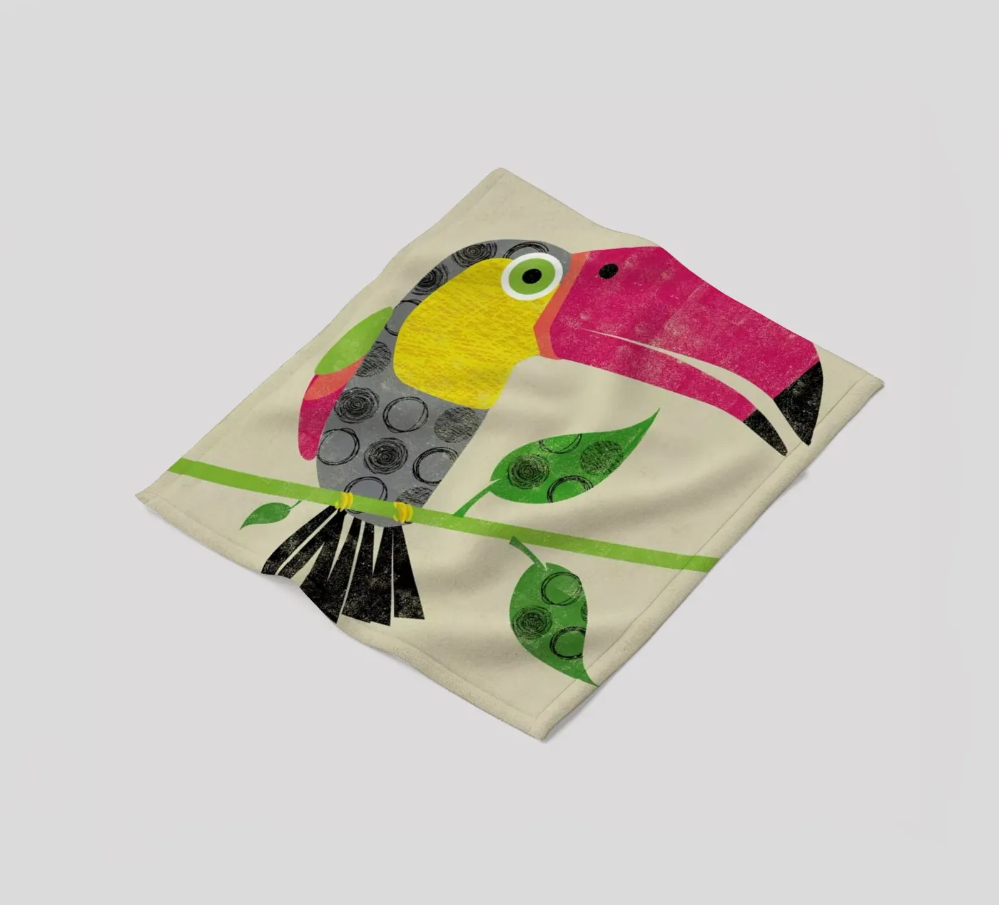 Toucan Fleecedecke von Rocket68