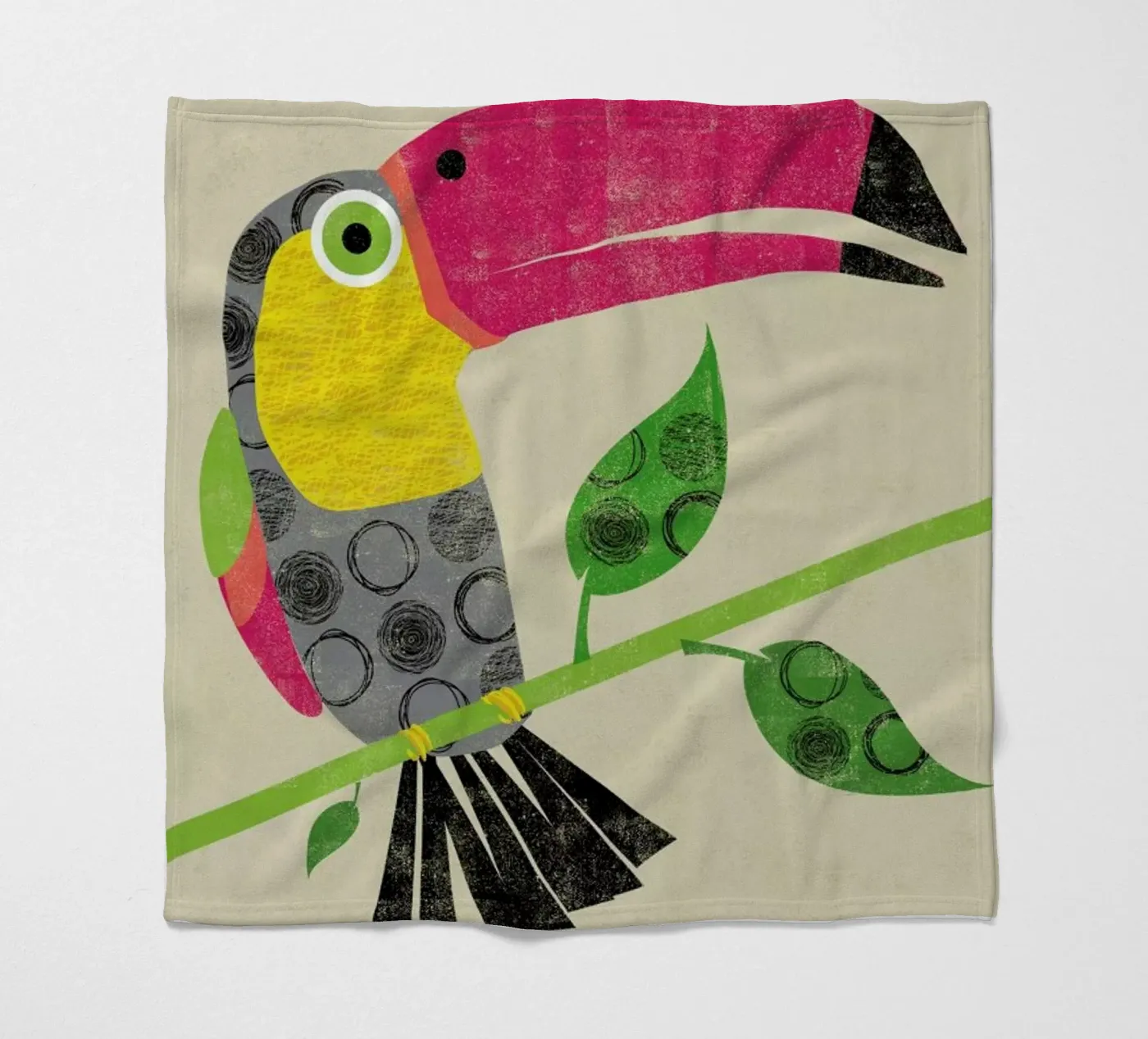 Toucan Fleecedecke von Rocket68