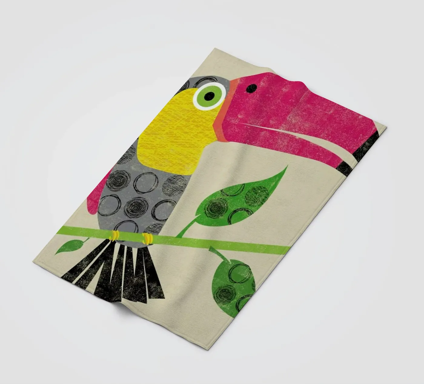 Toucan Fleecedecke von Rocket68