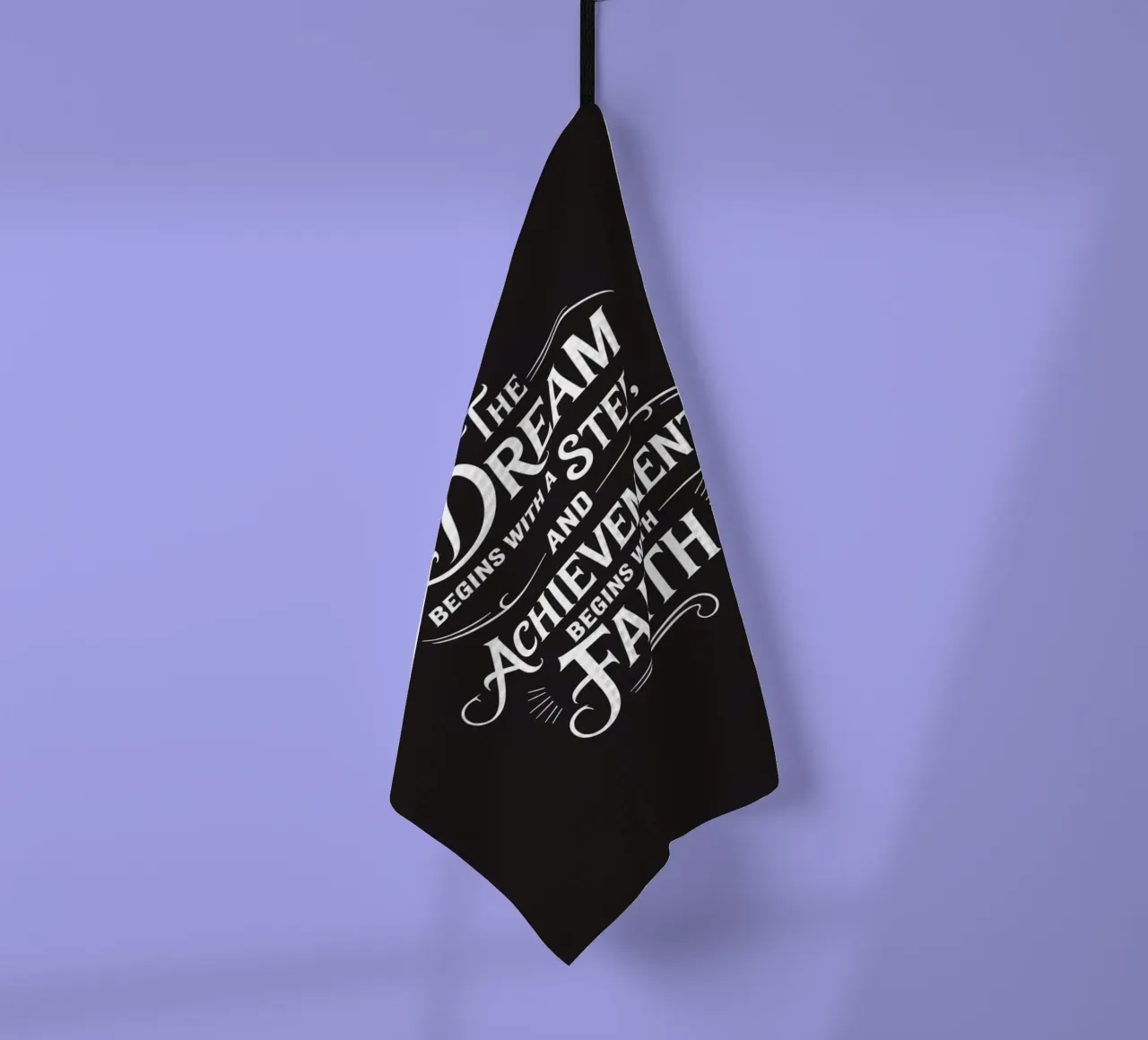 Le rêve commence par un pas, et l'accomplissement commence par un échec. torchon de logic