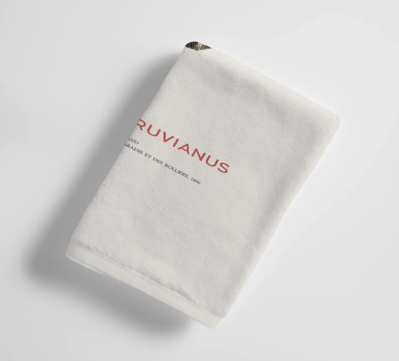 Anden-Felsenhahn oder Rupicola peruvianus Handtuch von Vintagrafica