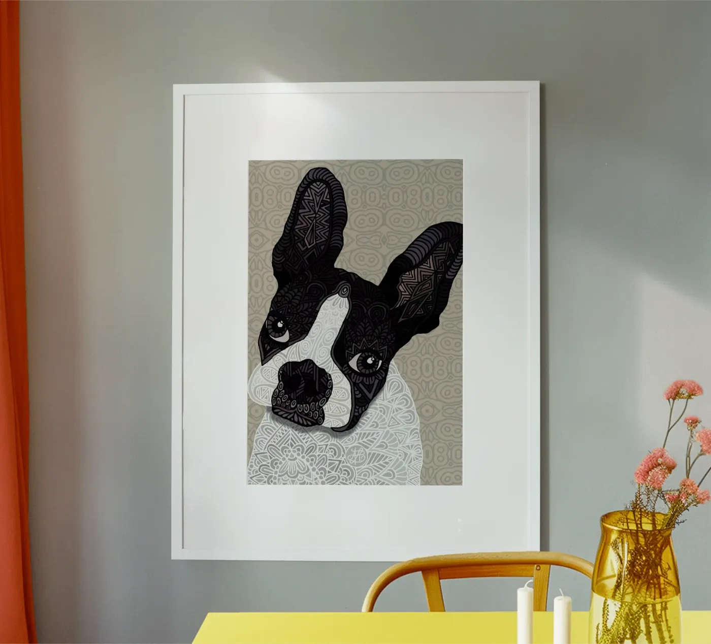 Boston Terrier poster da Angelika Parker