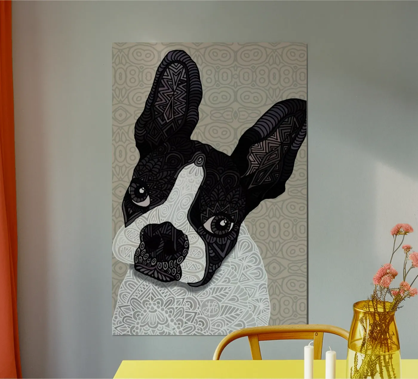 Boston Terrier poster da Angelika Parker