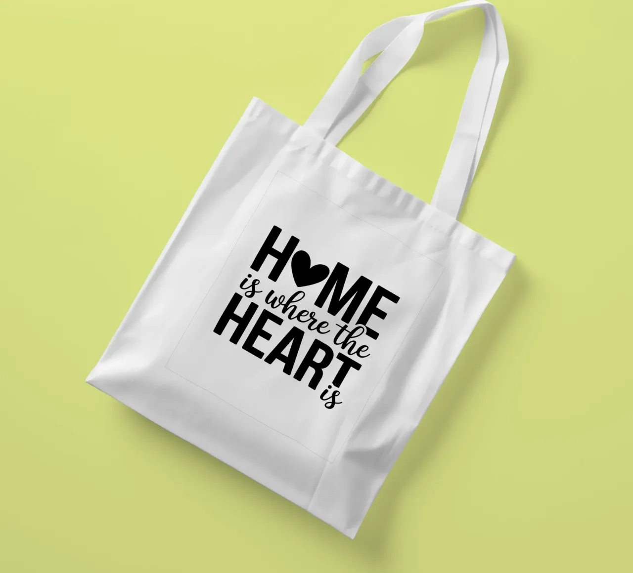 Home is where the heart is tote bag by logic