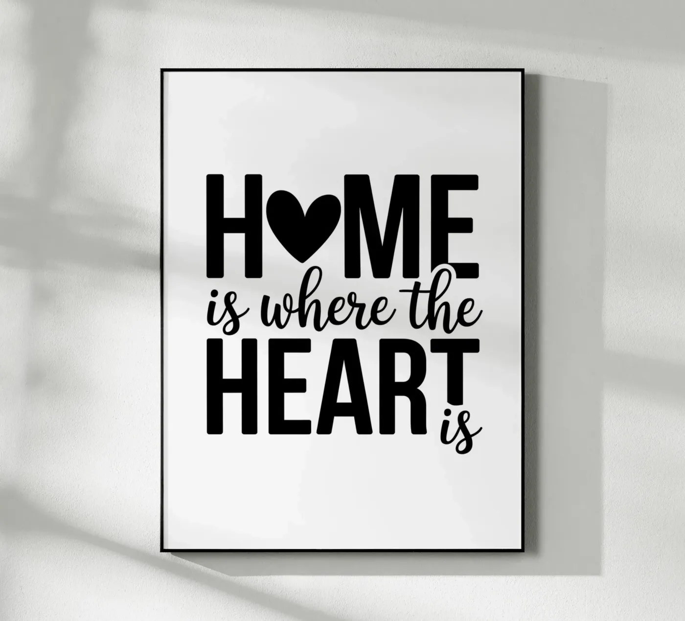 La casa è dove c'è il cuore plexiglass da logic