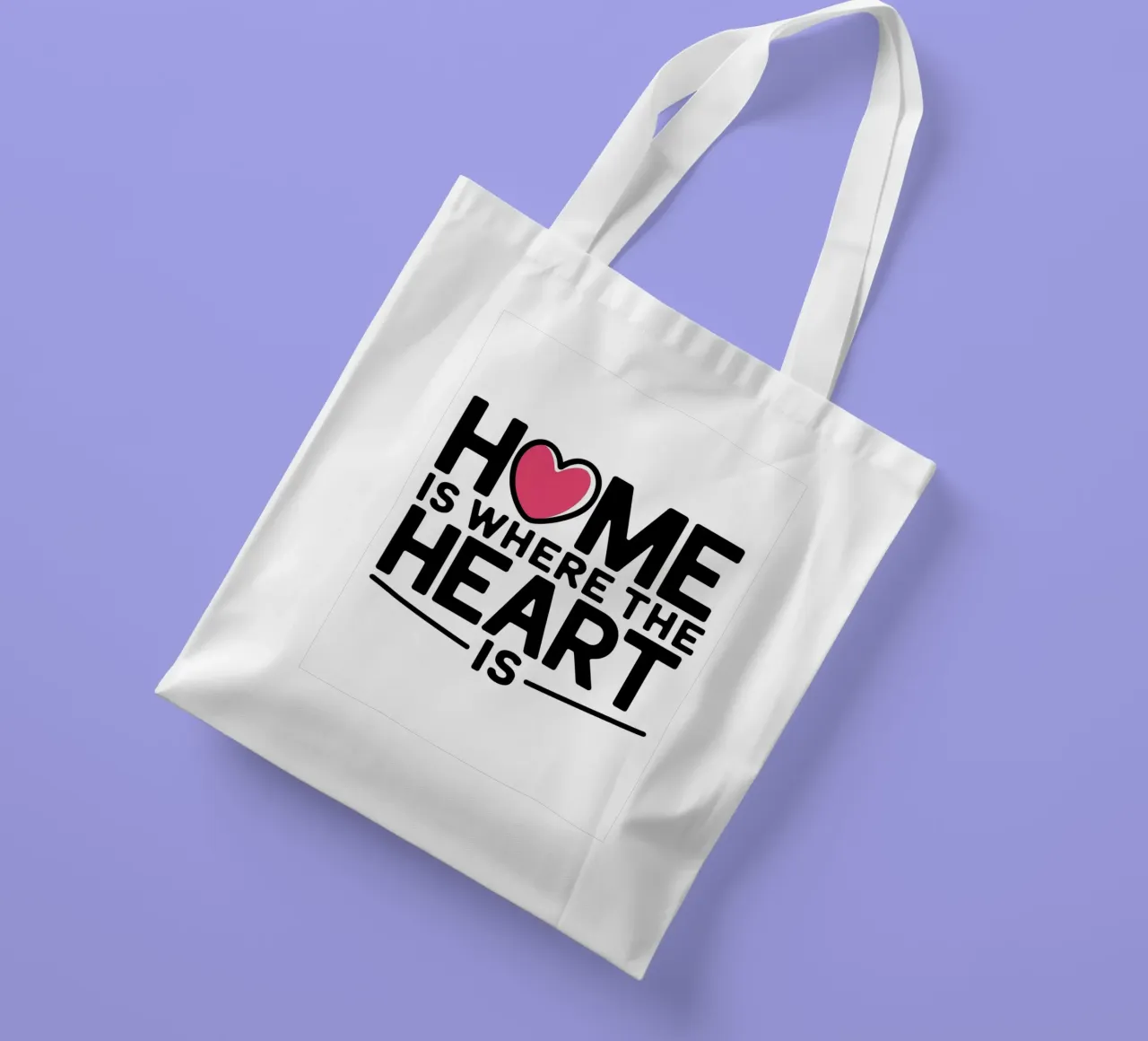 Home is where the heart is tote bag by logic