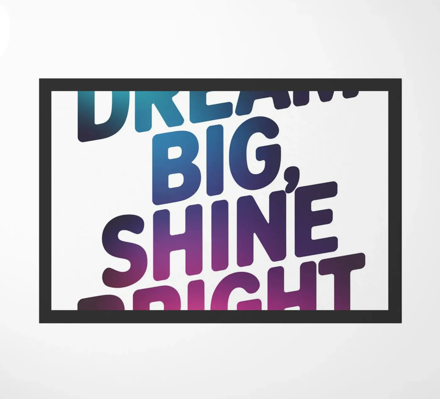 dream big doormat by logic