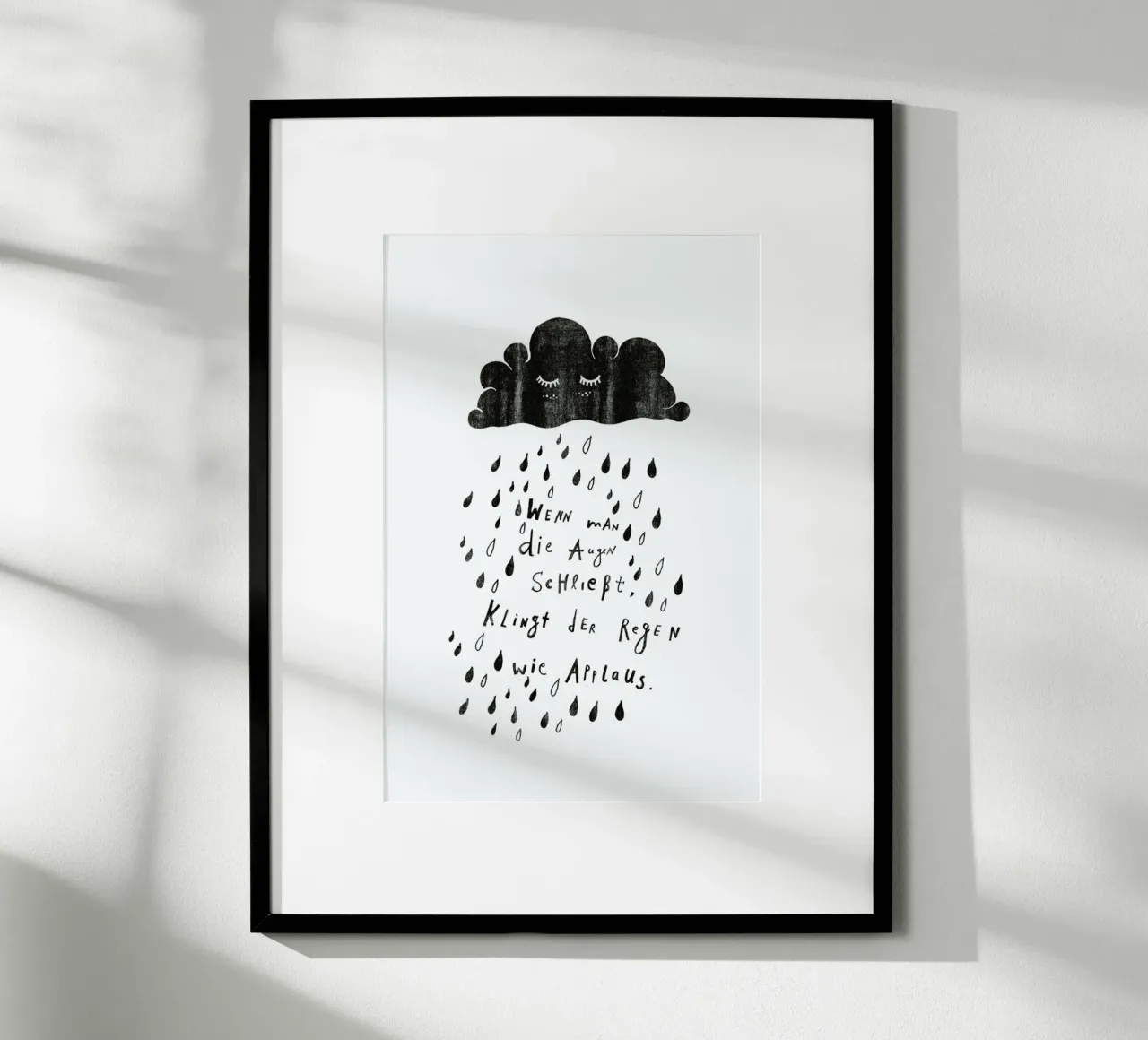 Applaus poster con telaio in alluminio da typealive