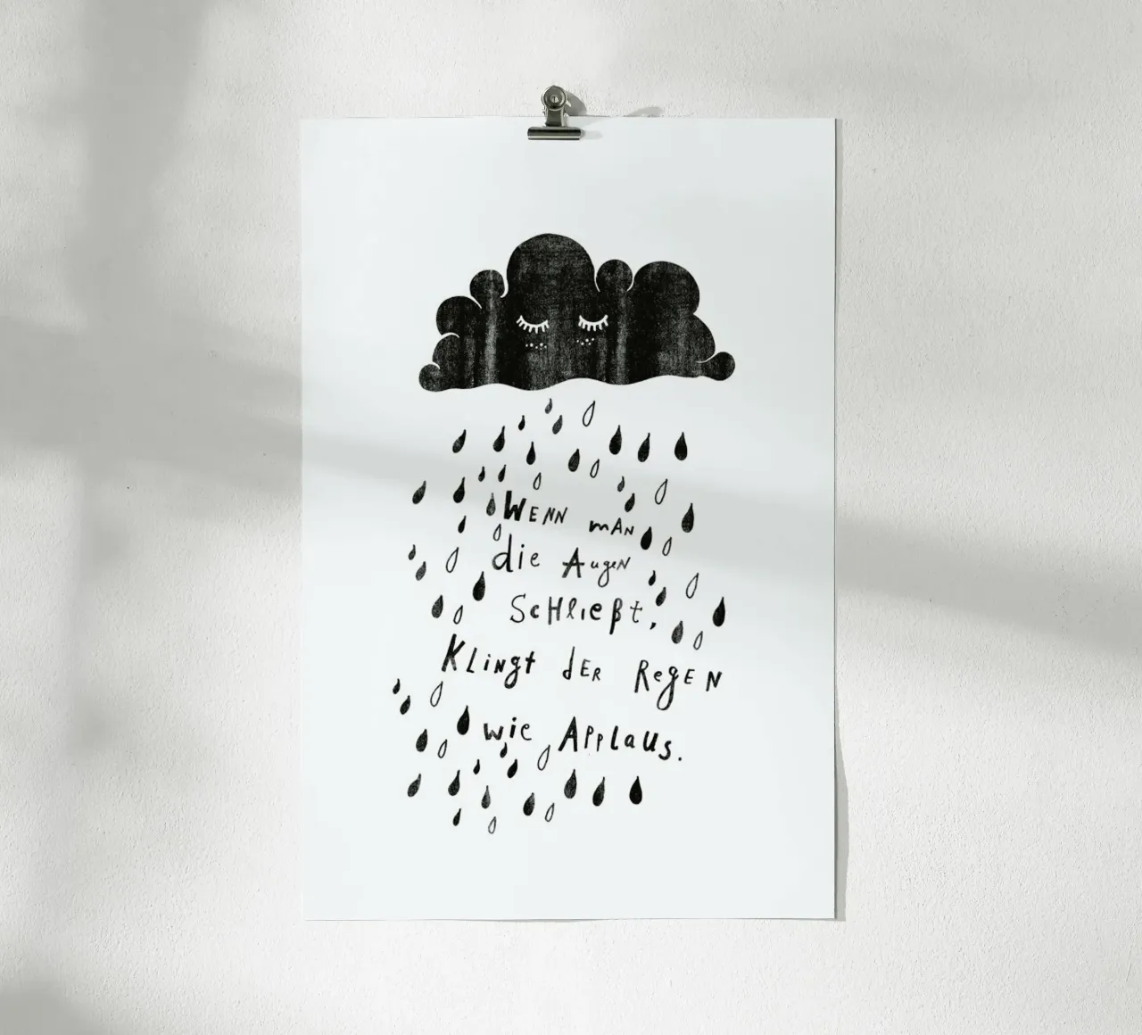 Applaus poster con telaio in alluminio da typealive
