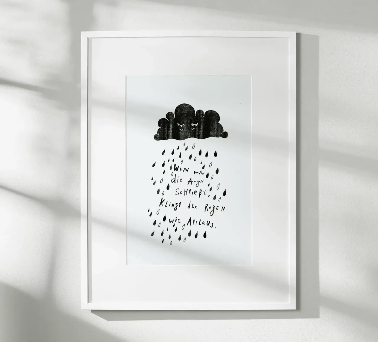 Applaus poster con telaio in alluminio da typealive