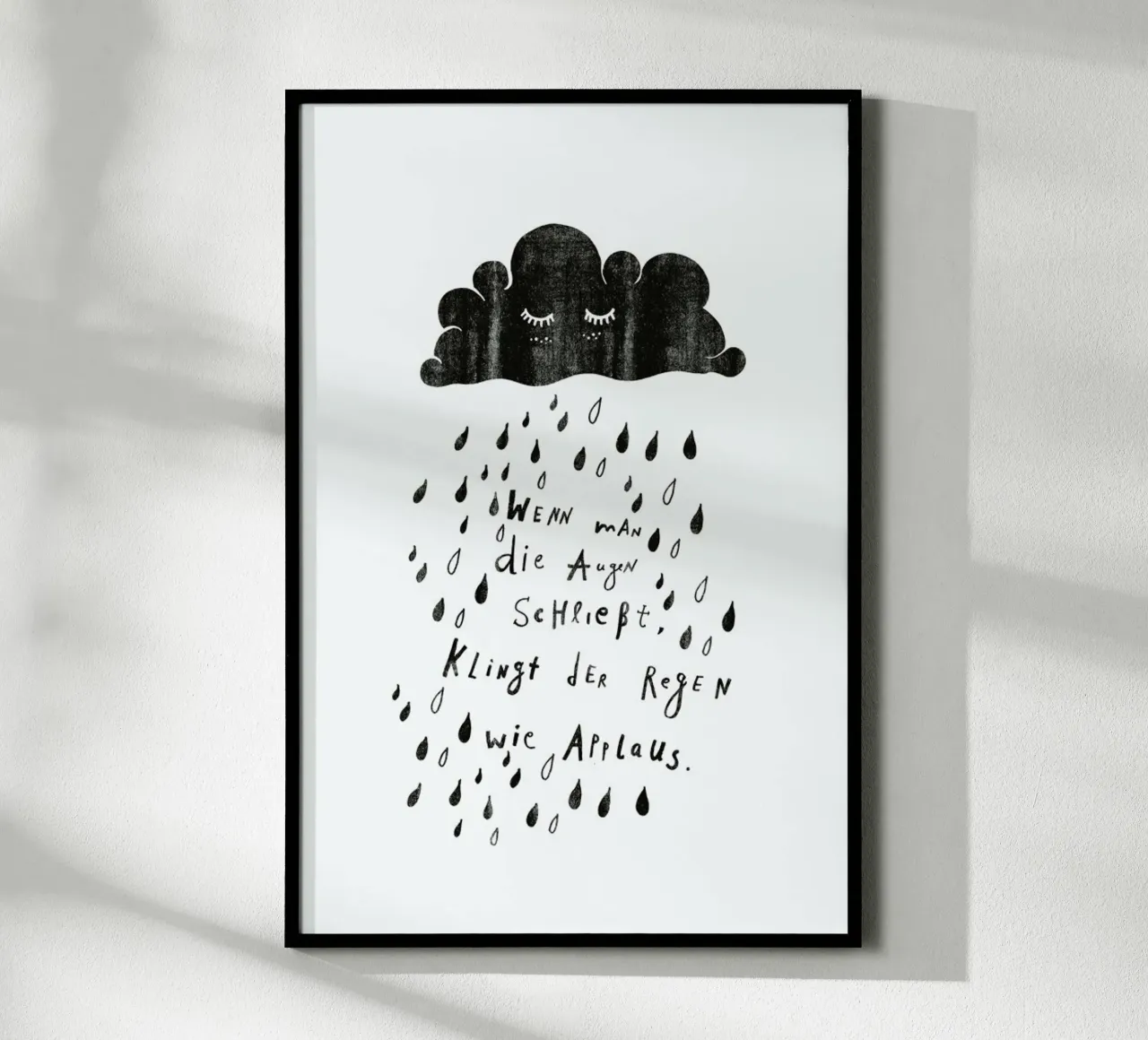 Applaus poster con telaio in alluminio da typealive