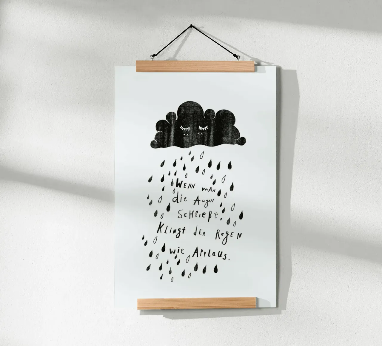 Applaus poster con telaio in alluminio da typealive