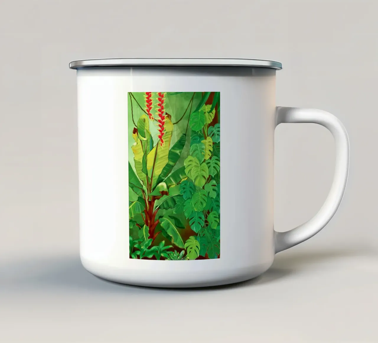 Jungle 2 tazza in smalto da Klo~