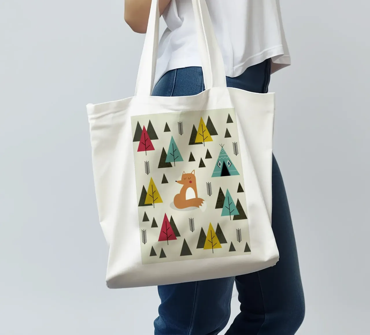 Forest Dreams borsa in juta da Karin Bijlsma