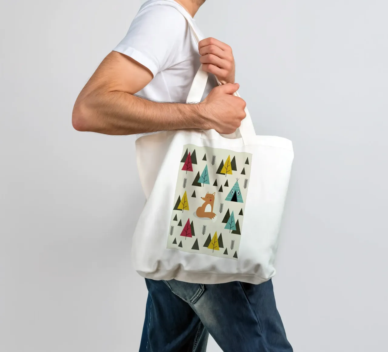 Forest Dreams borsa in juta da Karin Bijlsma