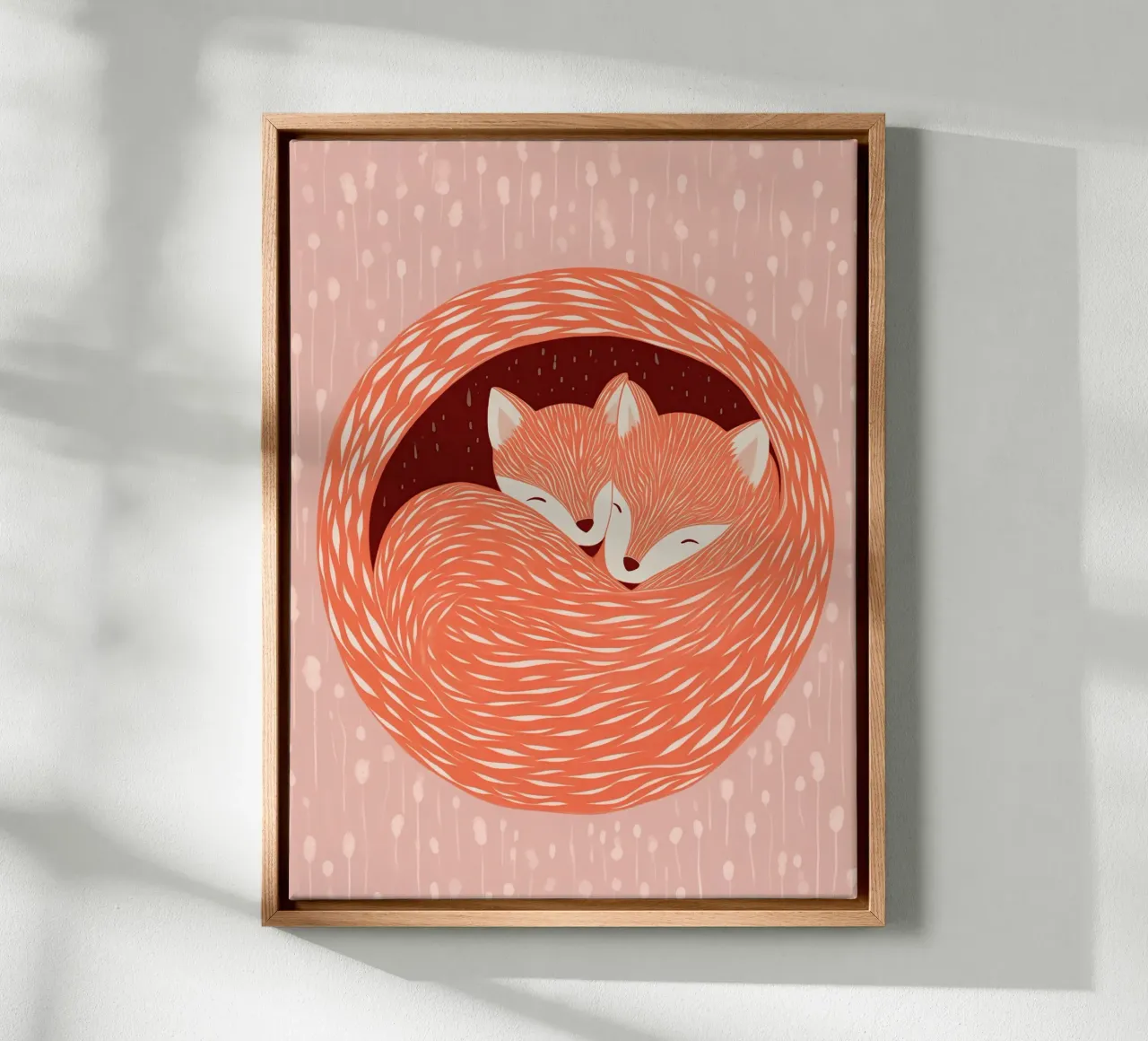 Hibernate | Do as the foxes do canvas by Autofocus