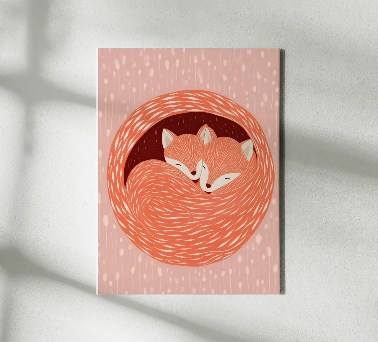 Hibernate | Do as the foxes do canvas by Autofocus