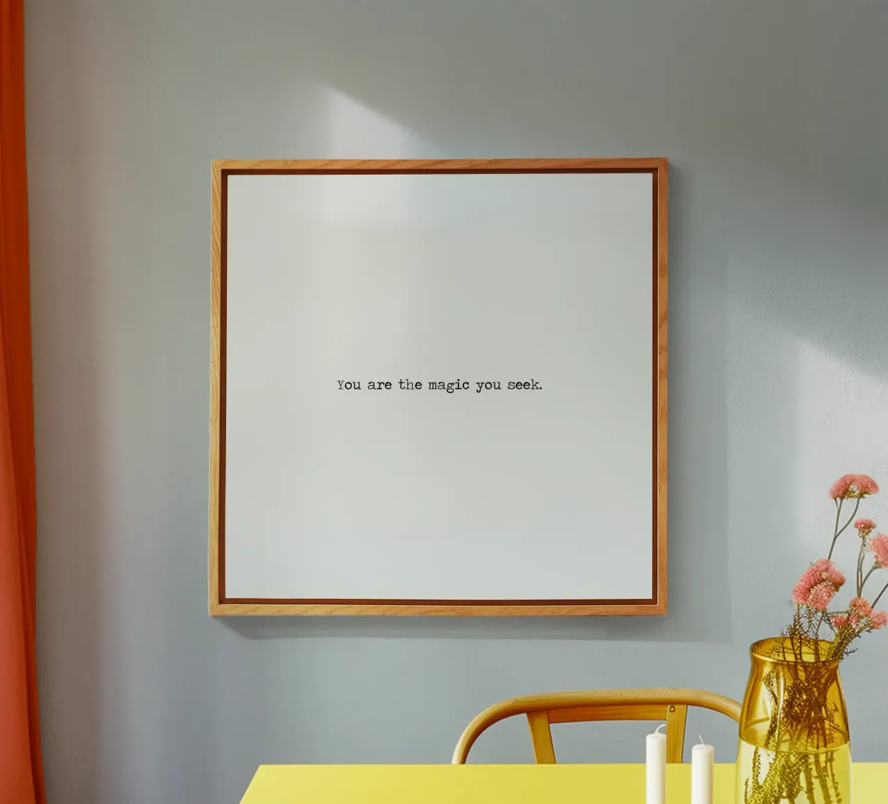 You Are the Magic You Seek - minimalist quote Acryl-Glas von Summer Soul Co. - Quotes
