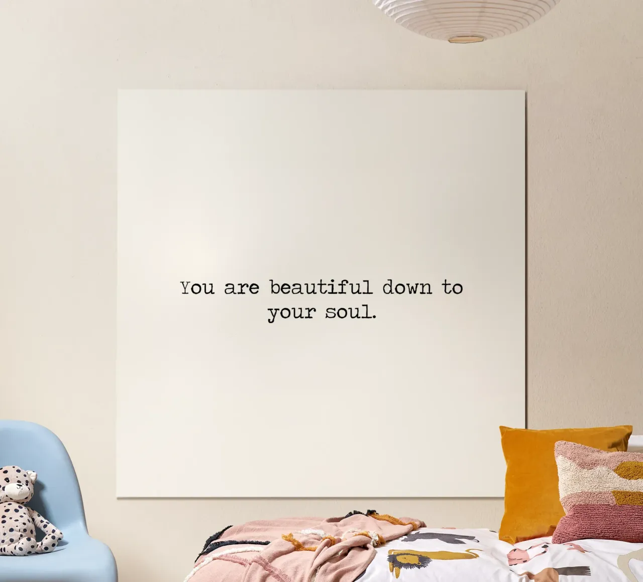 You are Beautiful Down To Your Soul - quote hahnemühle by Summer Soul Co. - Quotes