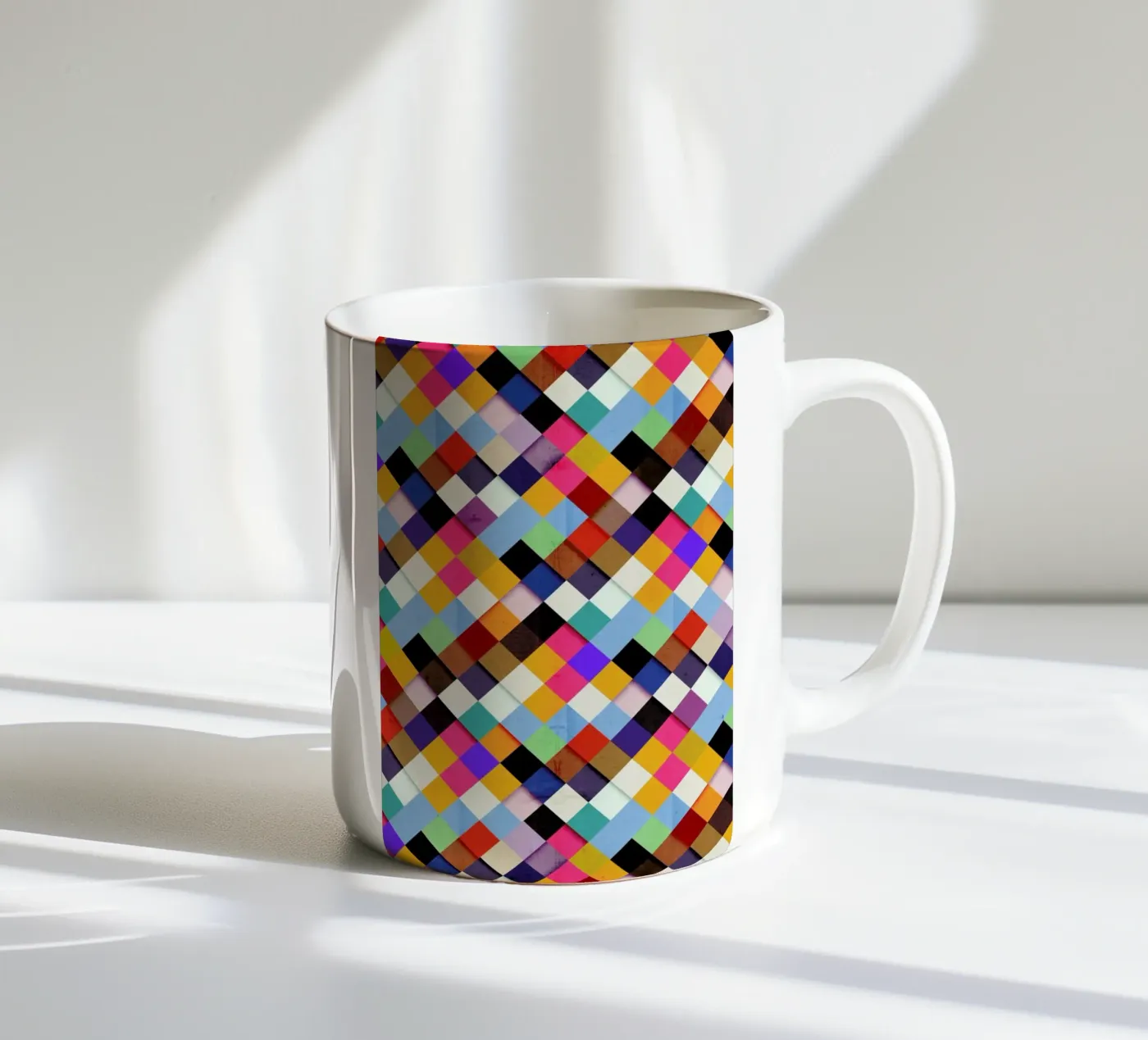 Pass this bold ceramic mug by Danny Ivan