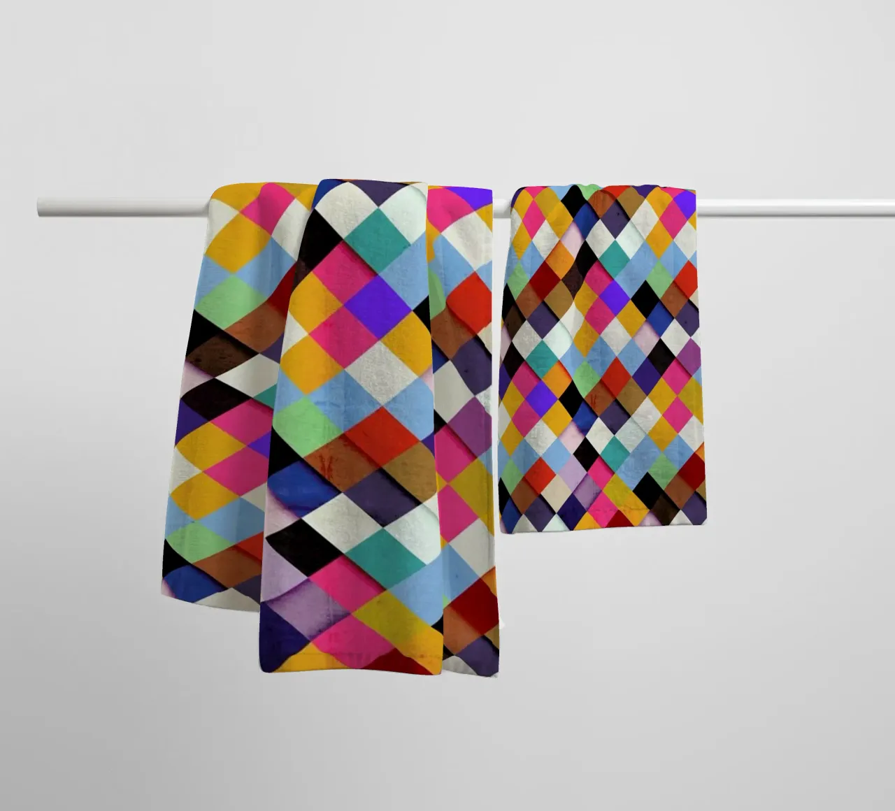 Pass this bold asciugamano da bagno da Danny Ivan