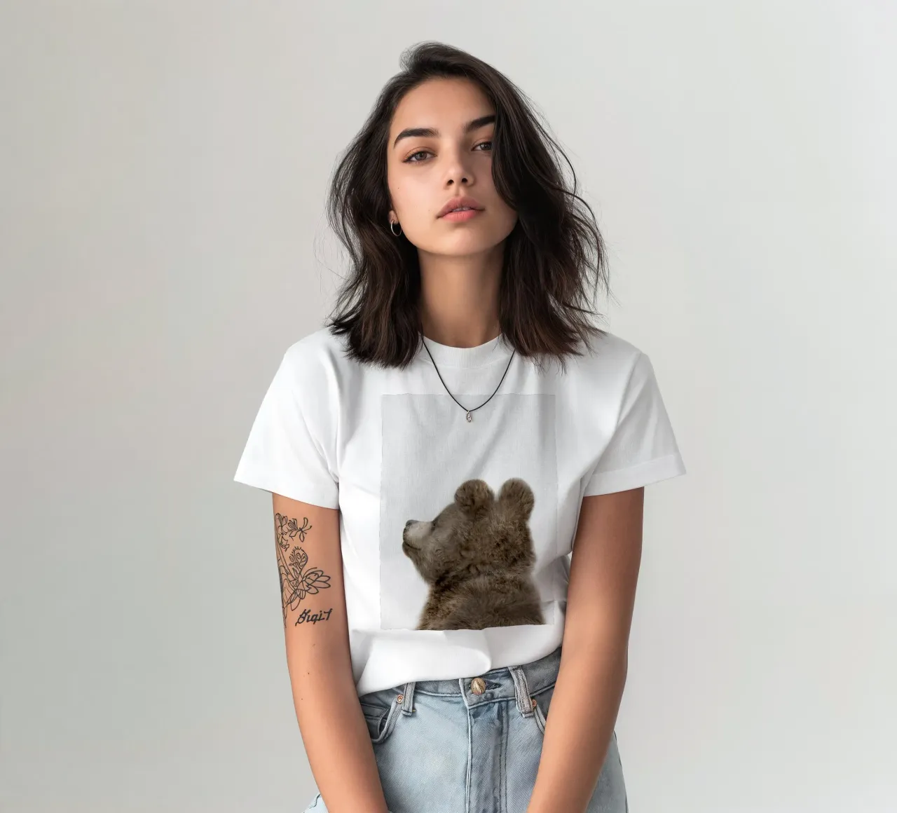 Peekaboo Bear Cub t-shirt da Lila x Lola