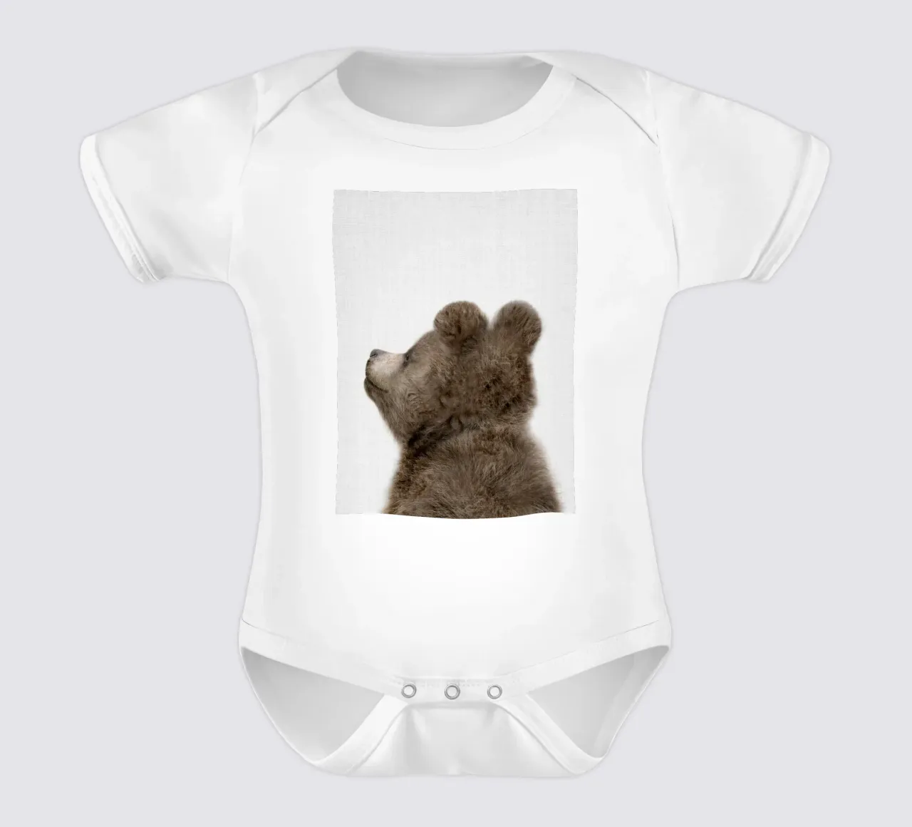 Peekaboo Bear Cub body neonato maniche corte da Lila x Lola