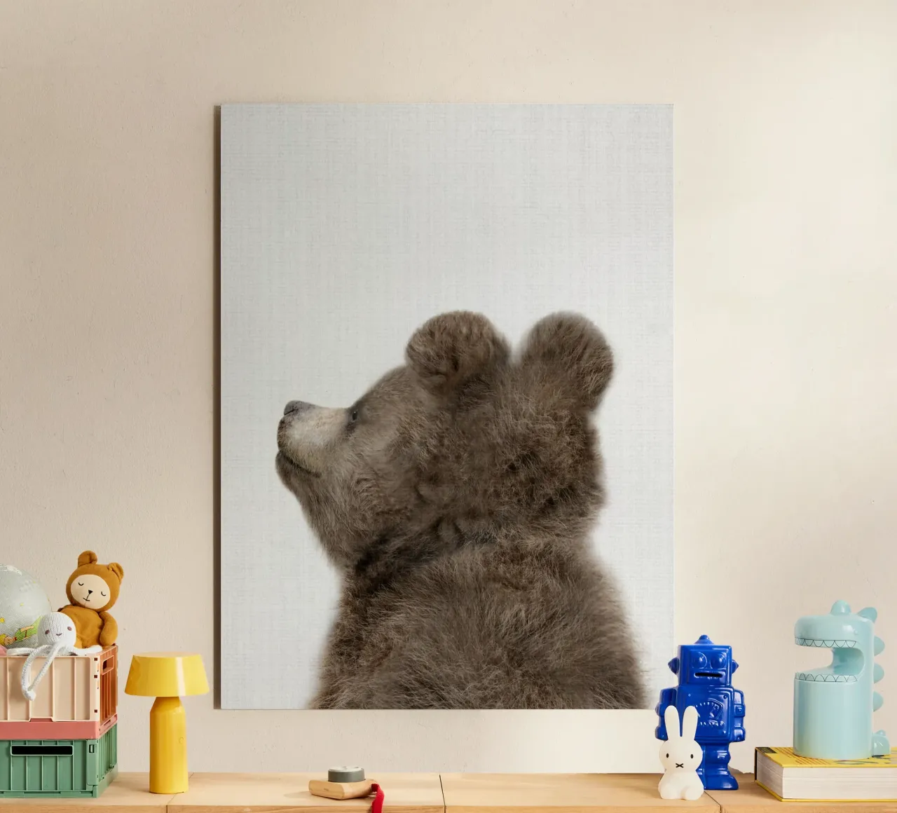 Peekaboo Bear Cub forex plate by Lila x Lola