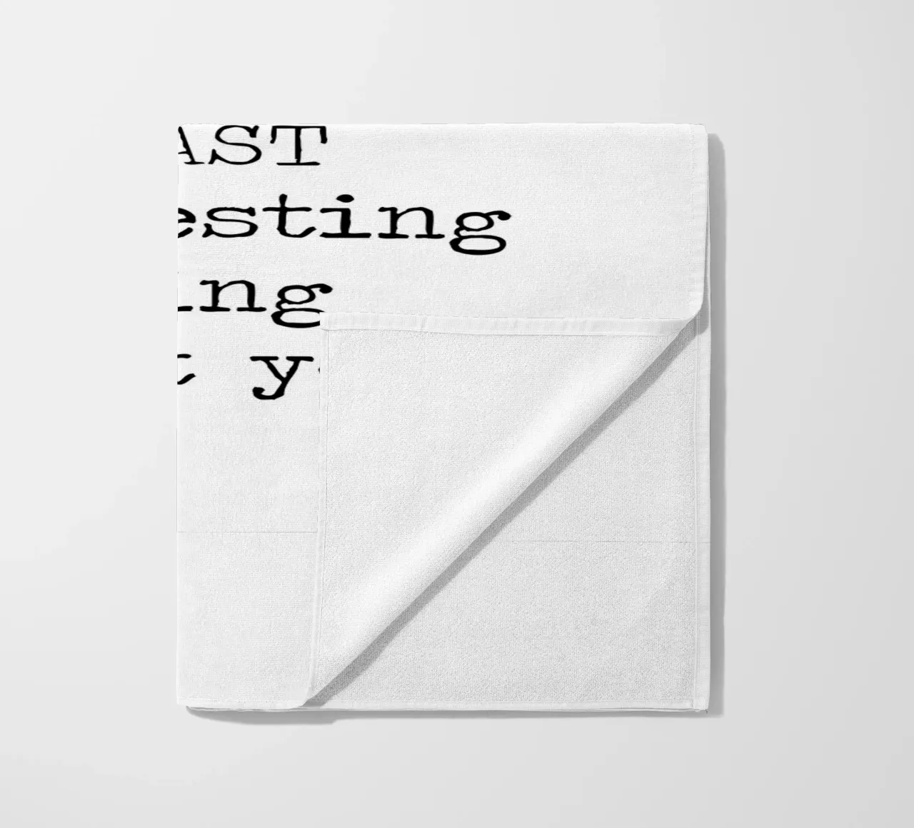 You Gorgeous and that is the Least Interesting Thing - quote beach towel by Summer Soul Co. - Quotes