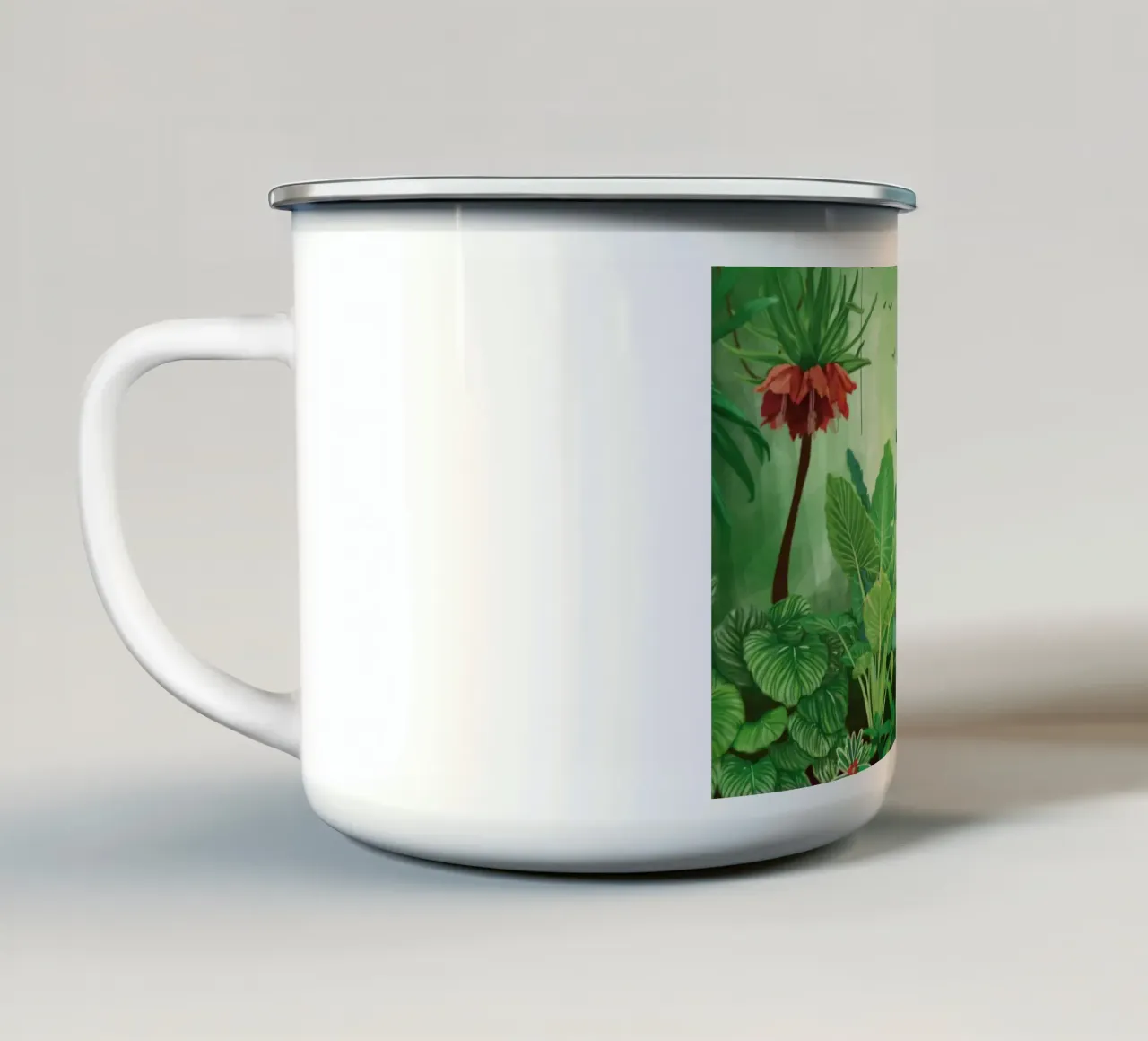 Jungle 1 tazza in smalto da Klo~