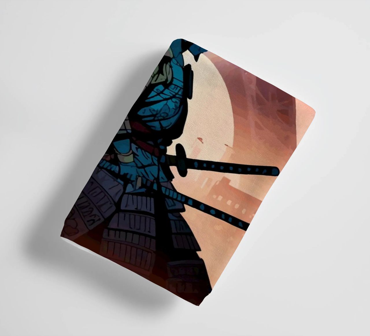 Samurai of the Eiffel Dawn towel by artdesign1985