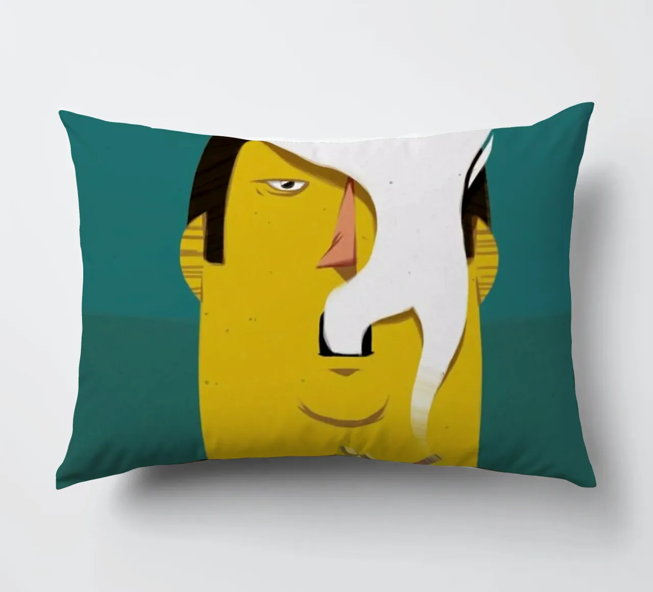 Smoking decorative cushion by Caio Beltrão