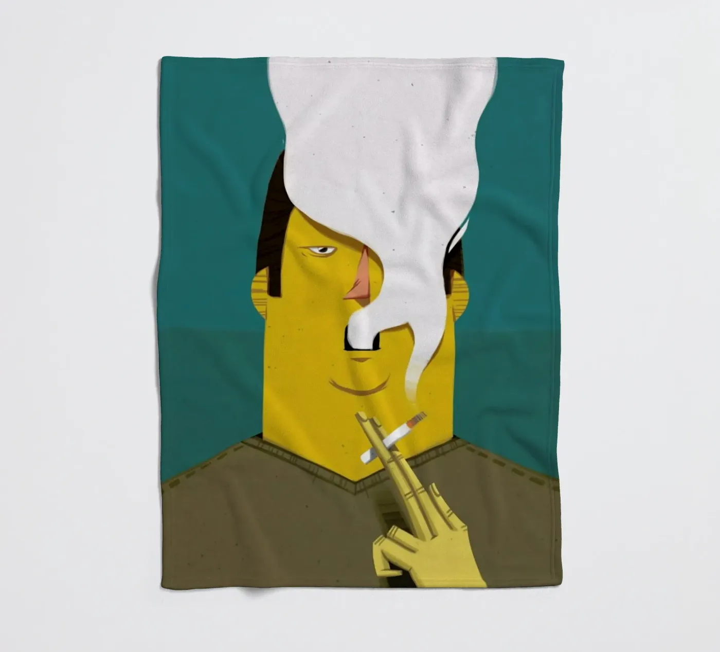 Smoking Fleecedecke von Caio Beltrão
