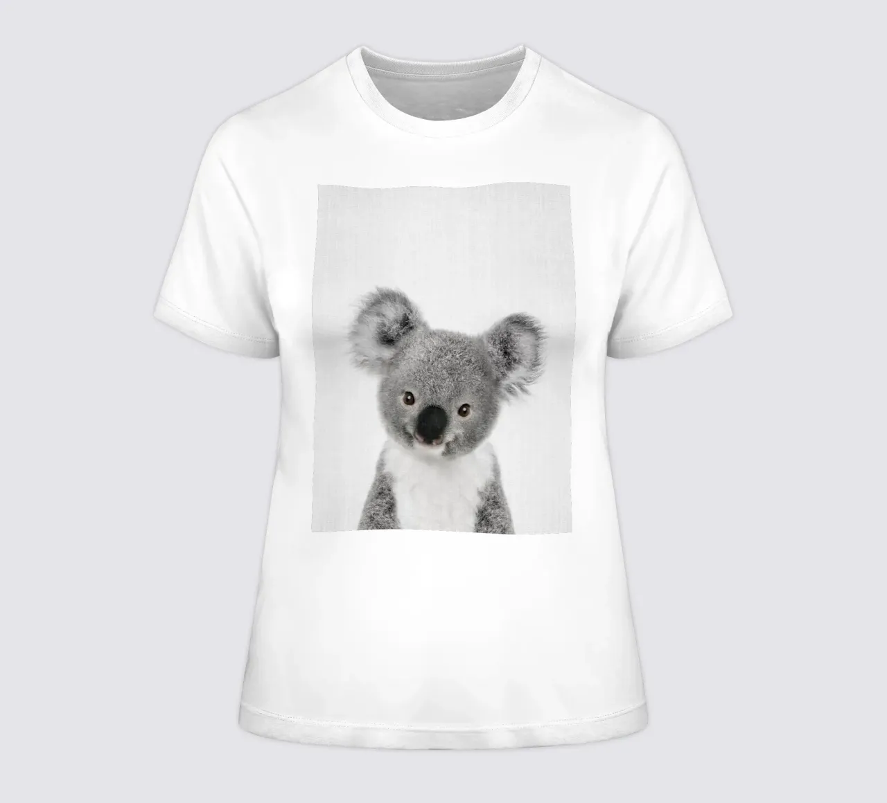 Peekaboo Koala women's fitted t-shirt by Lila x Lola