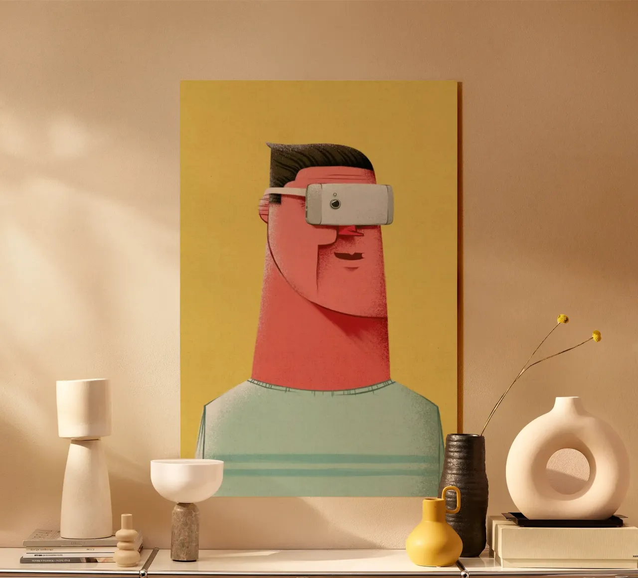 New Reality plexiglass da Caio Beltrão