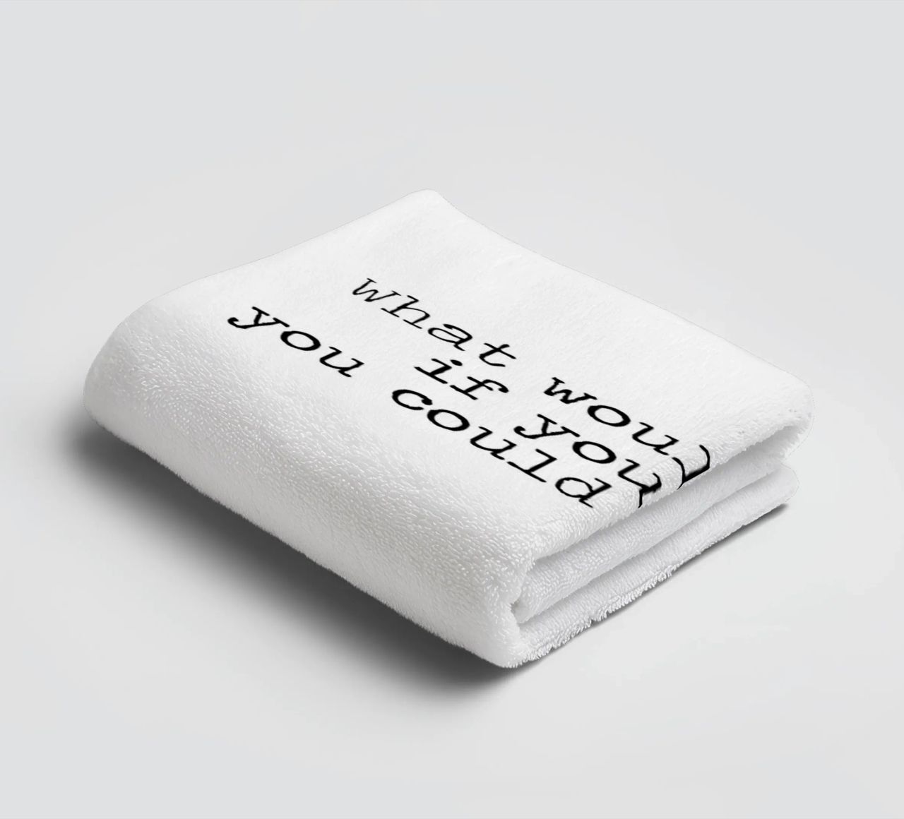 Was würden Sie tun, wenn Sie wüssten, dass Sie nicht versagen können - Zitat Handtuch von Summer Soul Co. - Quotes