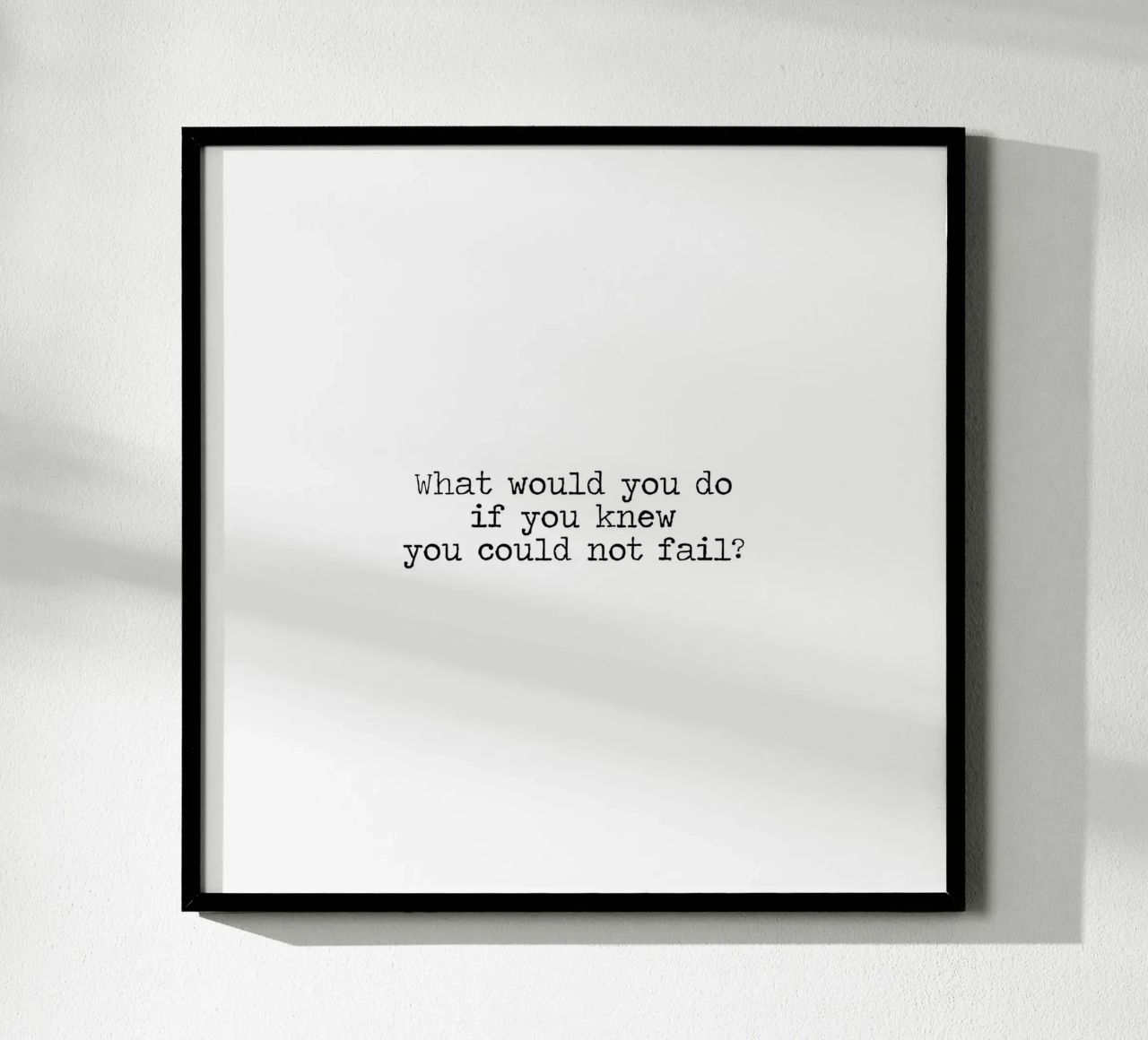 What would you do if you knew you could not fail - quote hahnemühle by Summer Soul Co. - Quotes