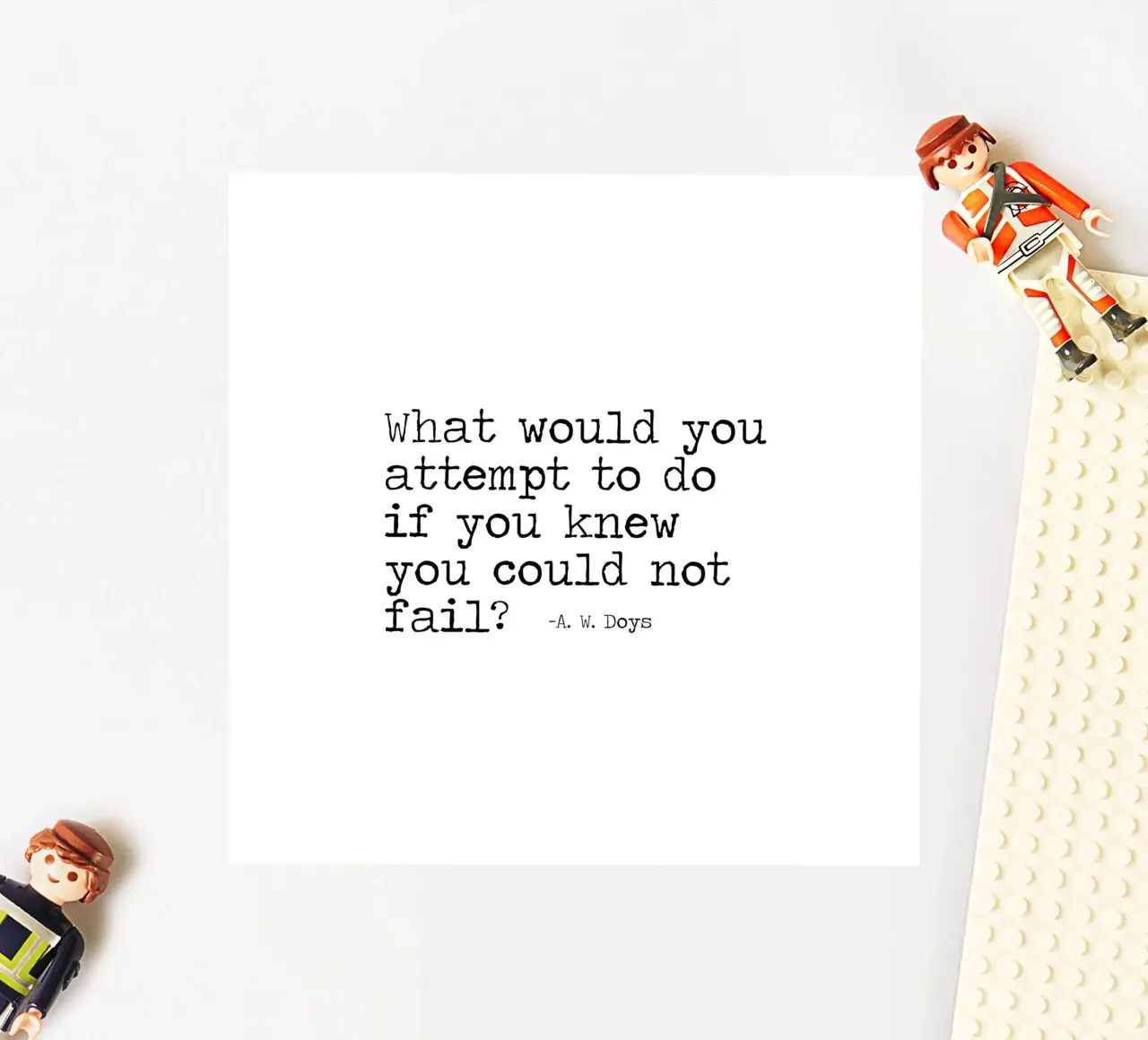 What would you attempt, if you knew you could not fail Quote sticker by Summer Soul Co. - Quotes