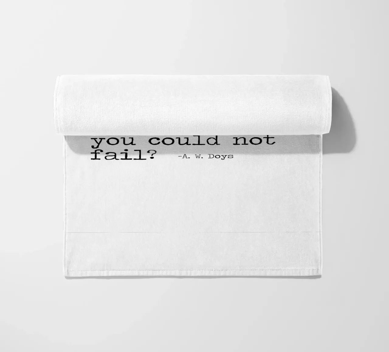What would you attempt, if you knew you could not fail Quote beach towel by Summer Soul Co. - Quotes