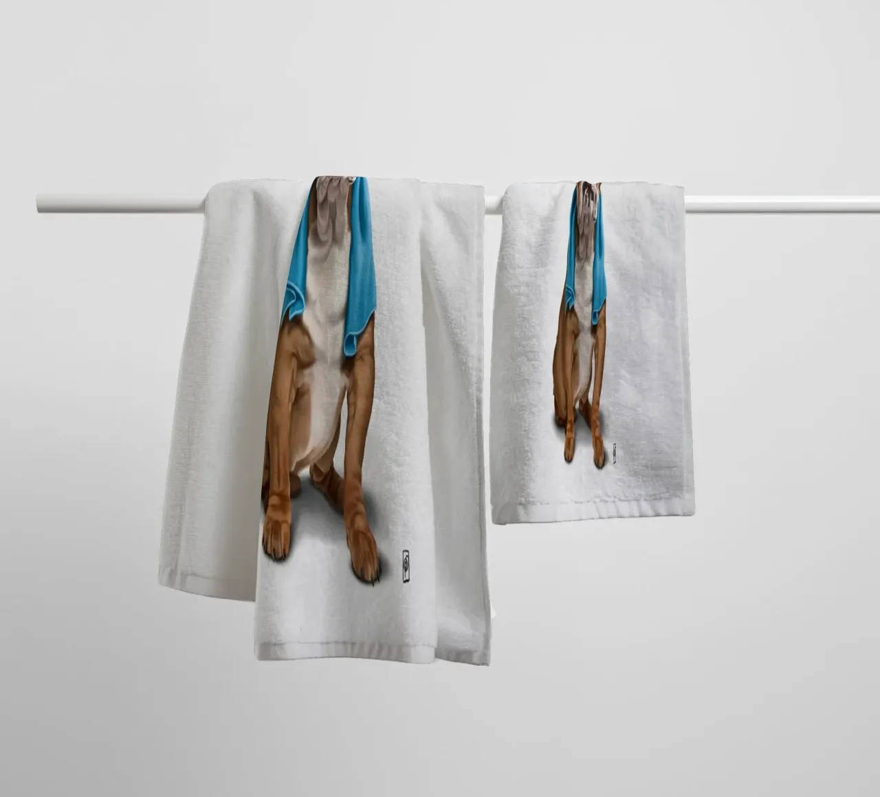 Bull (Titled) asciugamano da bagno da Rob Art | Illustration