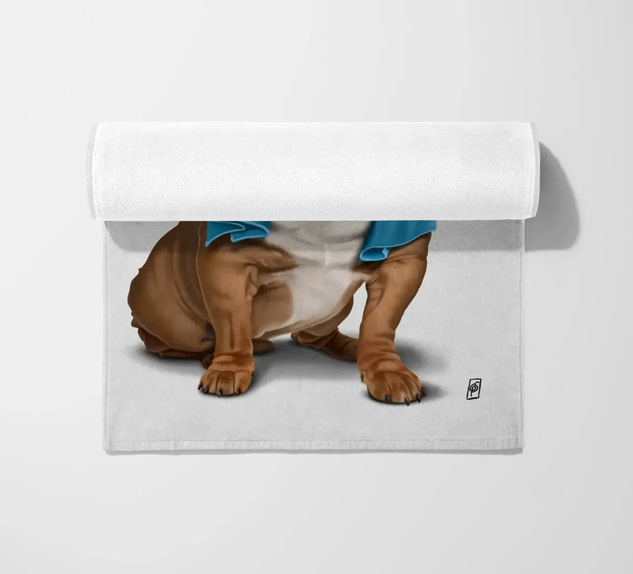 Bull (Titled) telo mare da Rob Art | Illustration