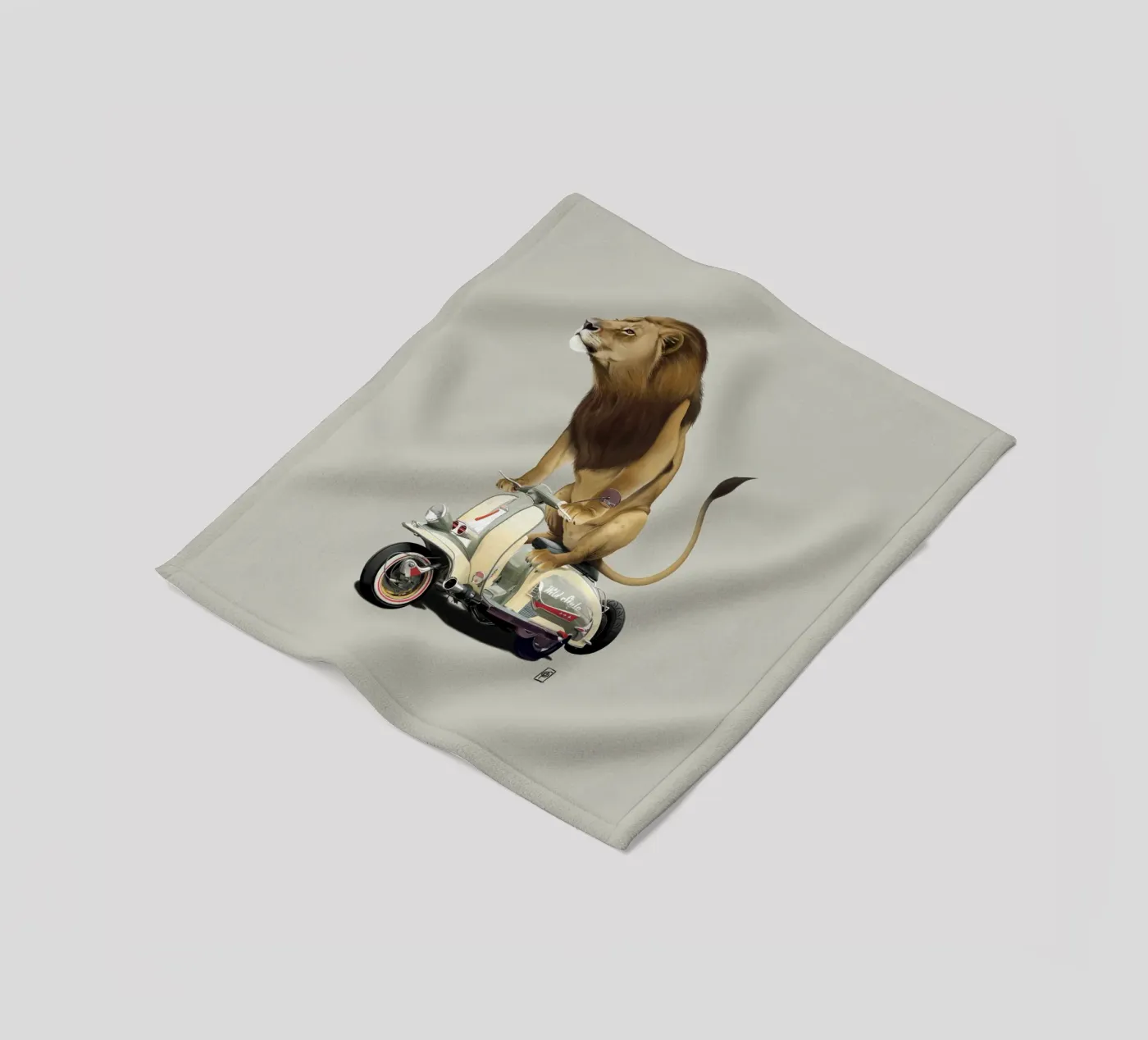 Lamb (Colour) fleecedeken van Rob Art | Illustration