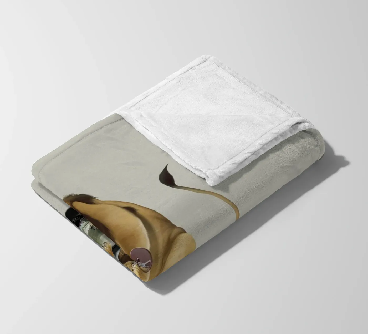 Lamb (Colour) fleecedeken van Rob Art | Illustration