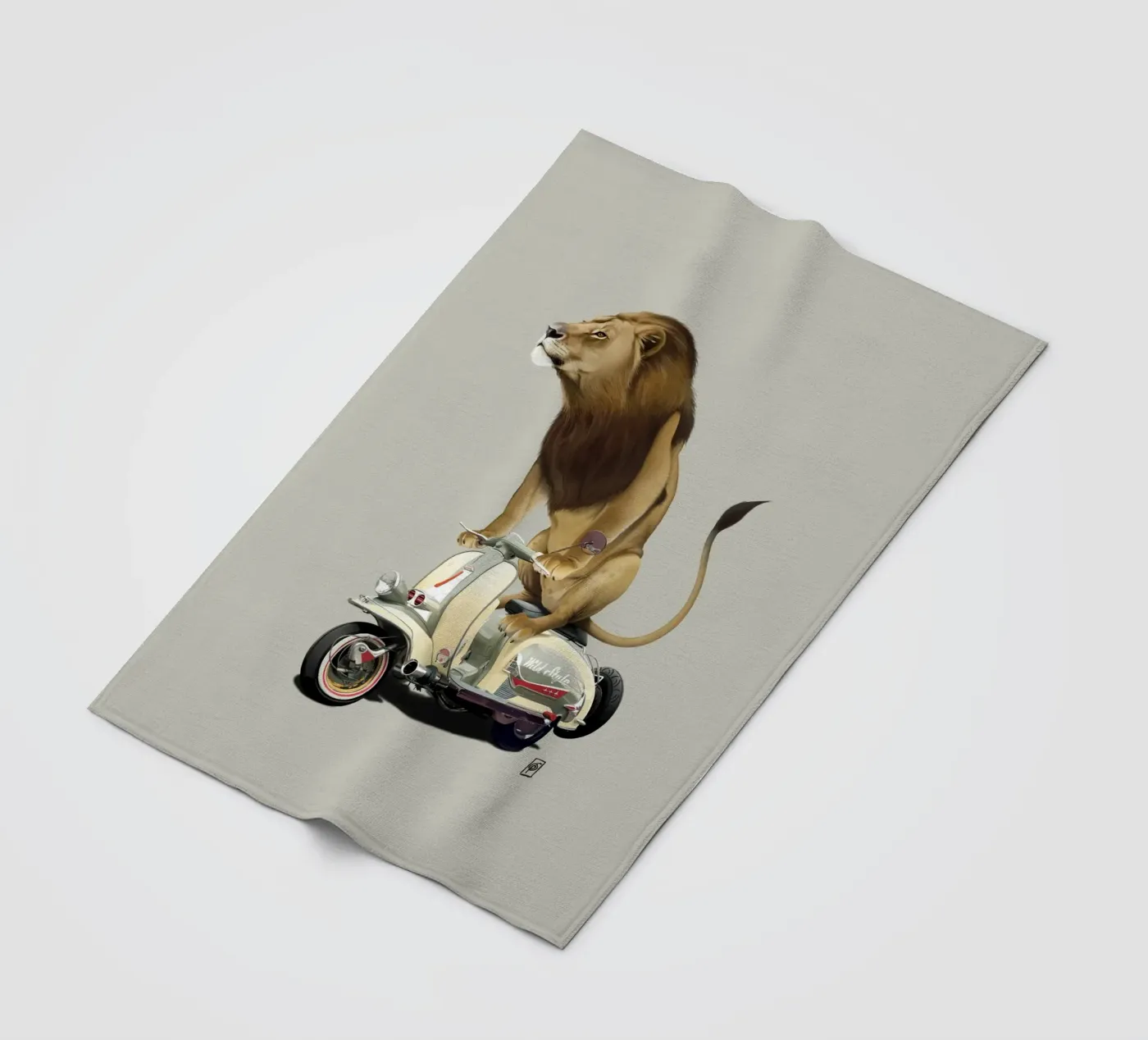 Lamb (Colour) fleecedeken van Rob Art | Illustration