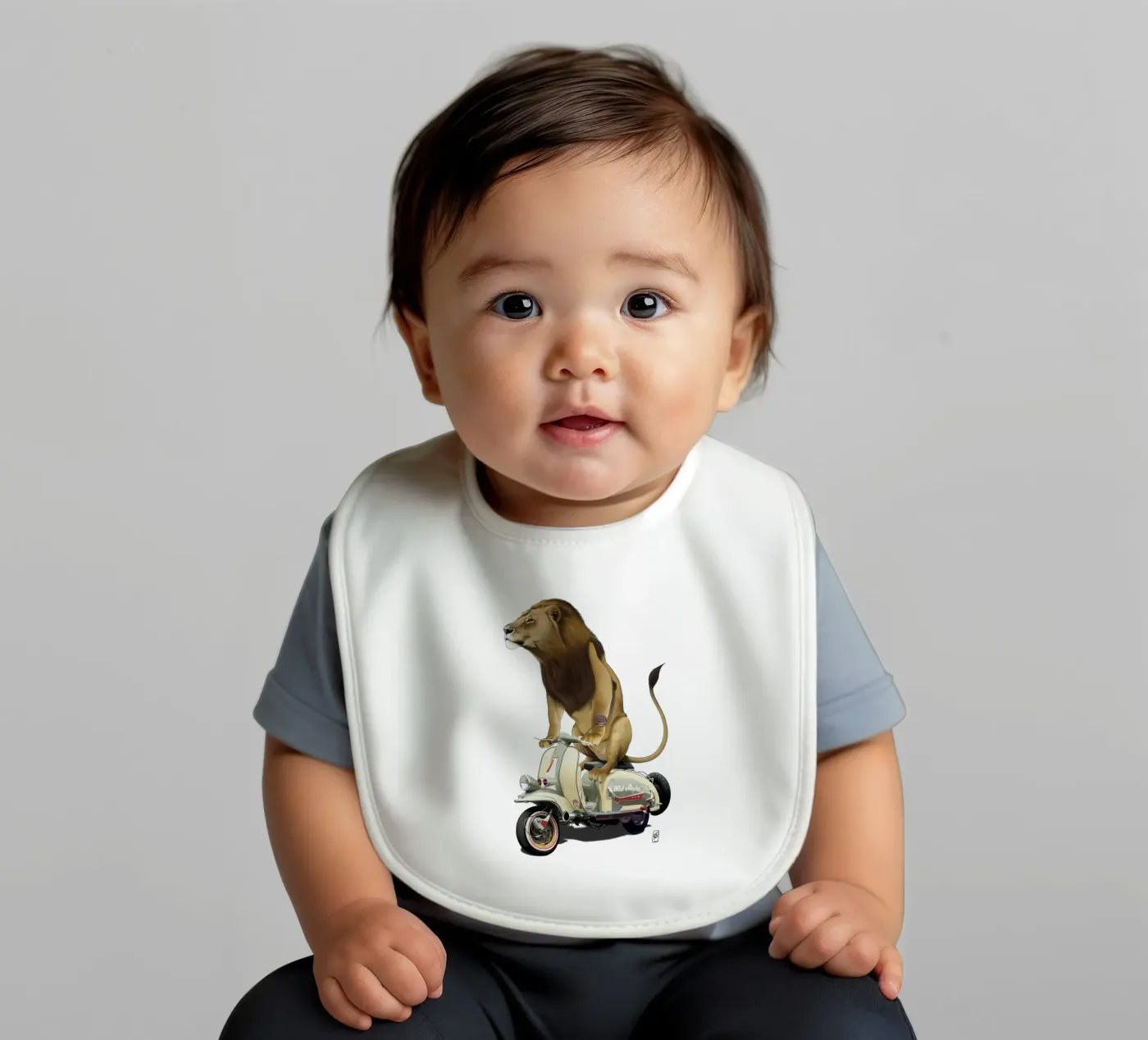 Lamb (Colour) Babylätzchen von Rob Art | Illustration
