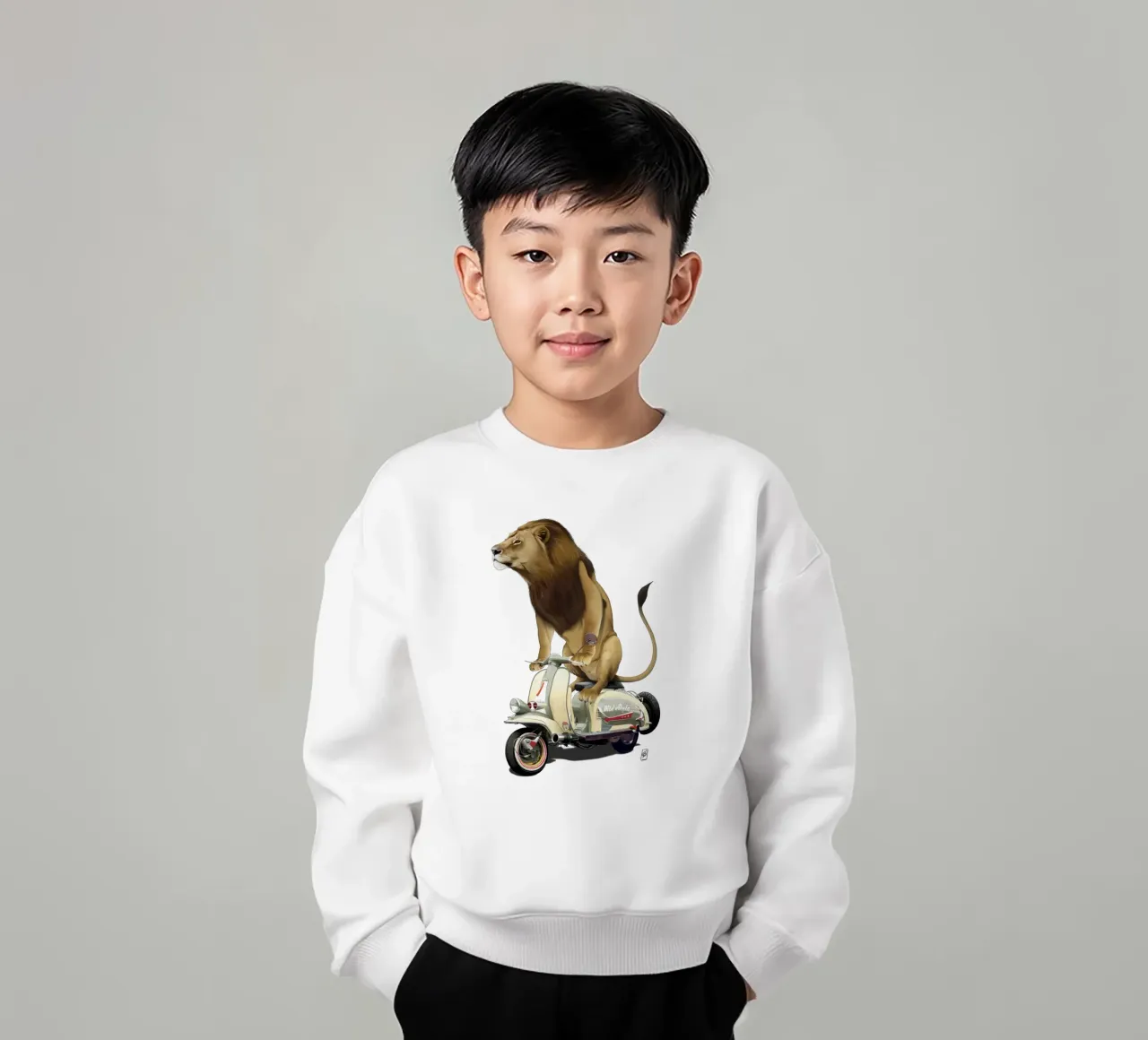 Lamb (Colour) felpa bambino da Rob Art | Illustration
