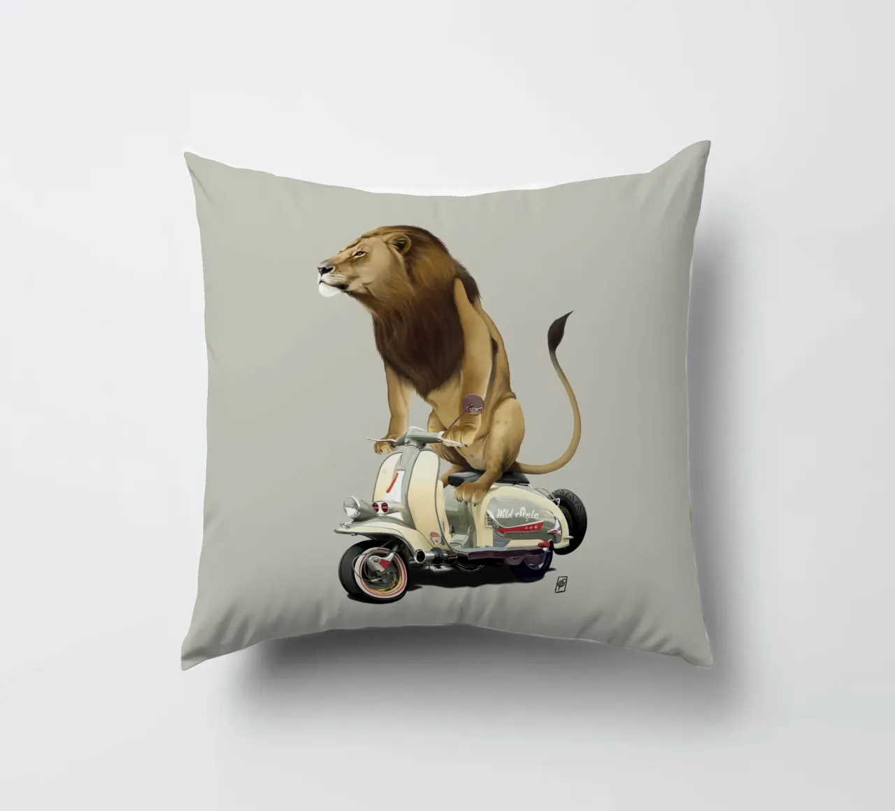 Lamb (Colour) cuscino da Rob Art | Illustration