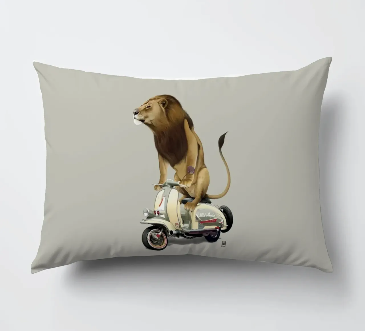 Lamb (Colour) cuscino da Rob Art | Illustration